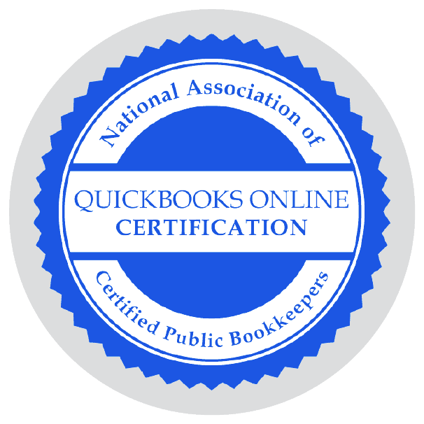 QuickBooks Online Certification seal from the National Association.